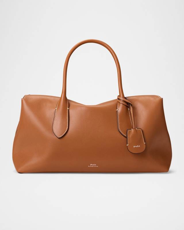 Bellport Medium Smooth Leather Satchel Bag